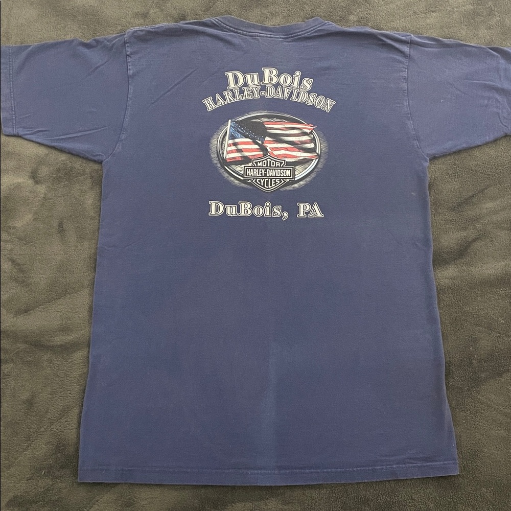 Harley-Davidson Blue Pocket Tee